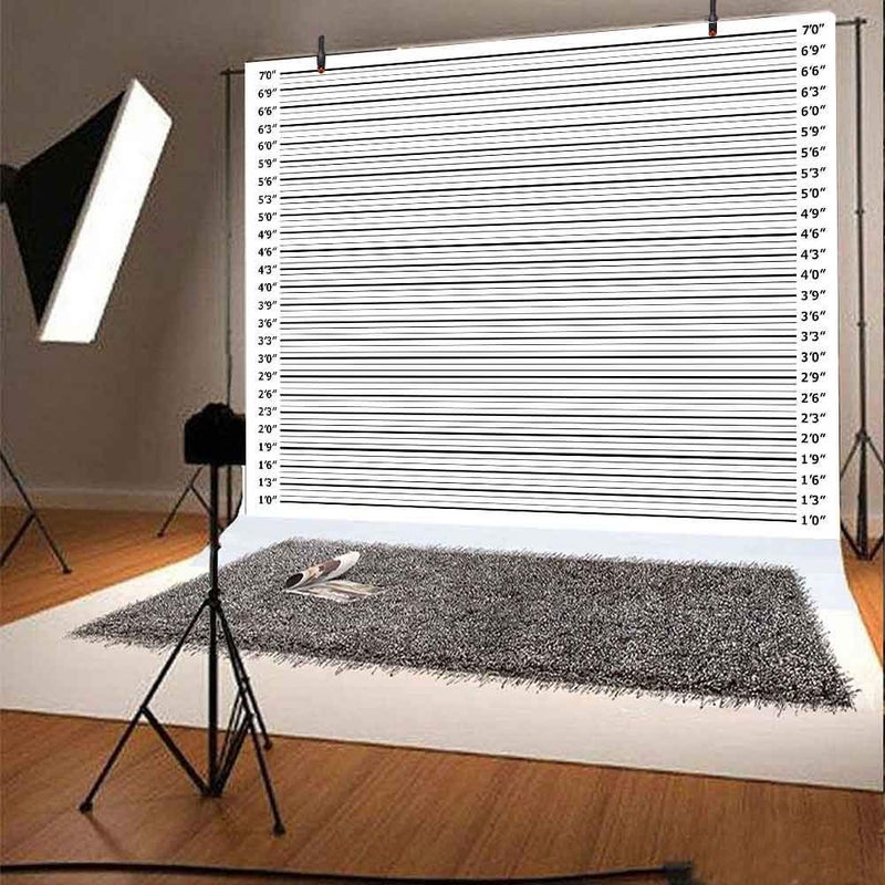 FHZON Mugshot Photo Booth Backdrop Banner 10x7ft Wide Enough for Everyone Accurate Measurements for Bachelorette Party, Girls Night Out, Birthday, Height Charts, Party Theme Props LSFH635 - Image 4